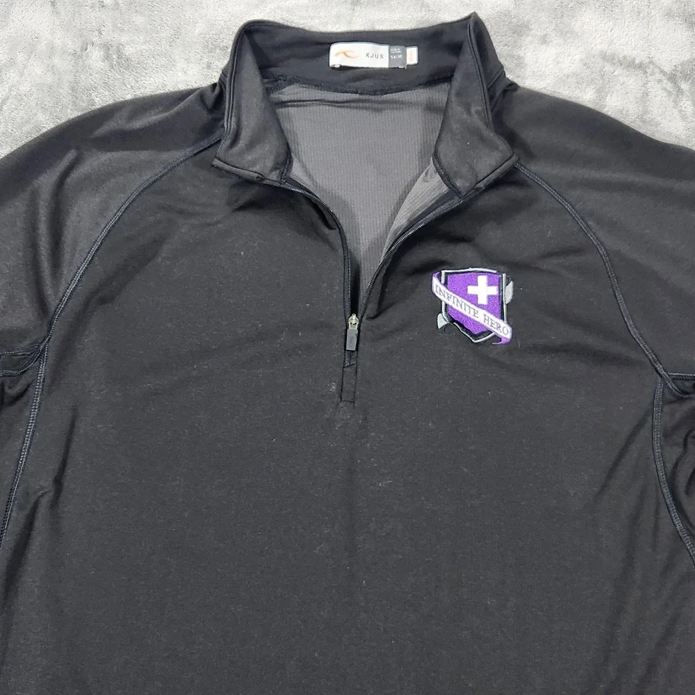 KJUS‎ Kaeno Pullover Shirt Mens XL Golf 1/4 Zip UV Lightweight